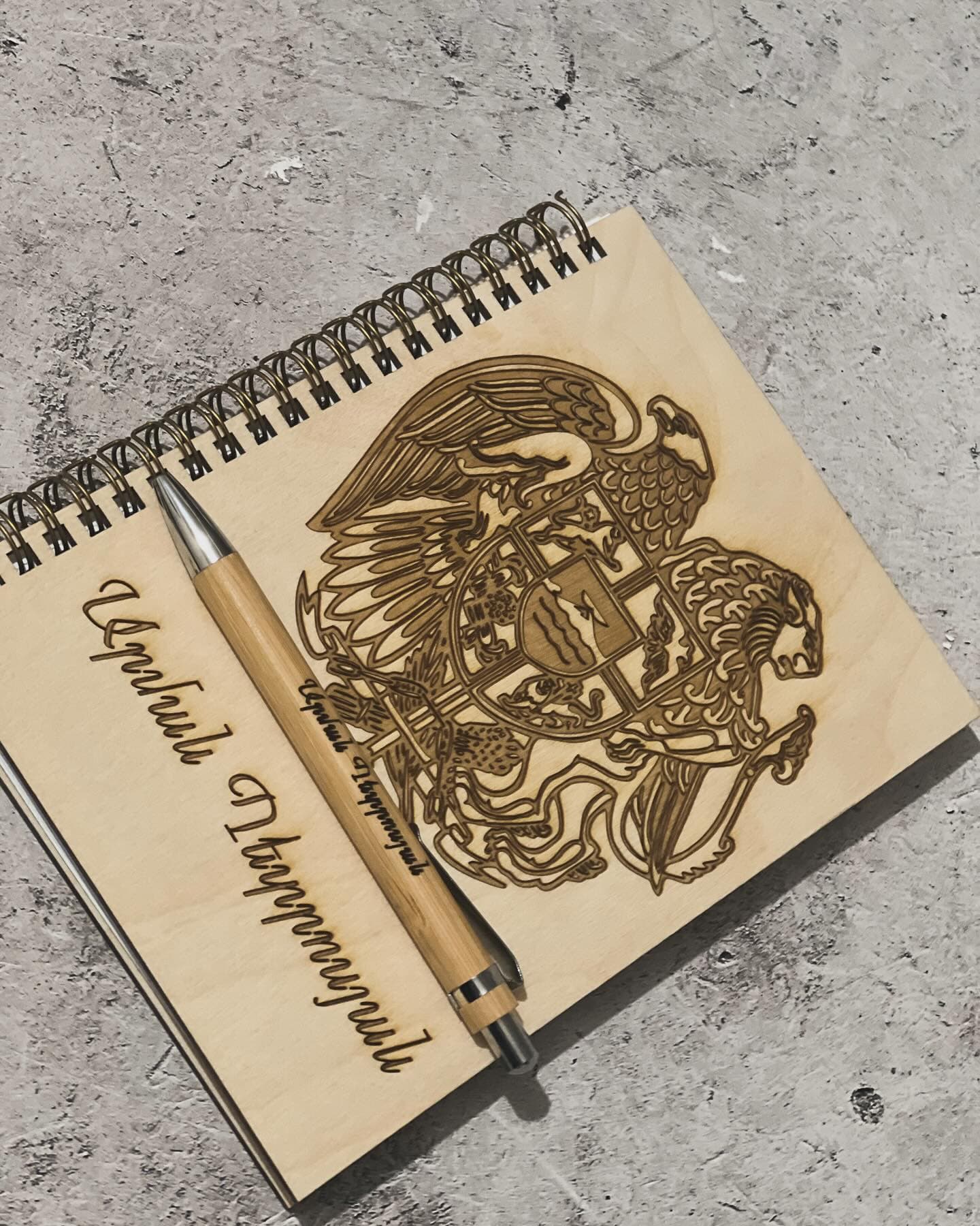 Personalized notebook and pen