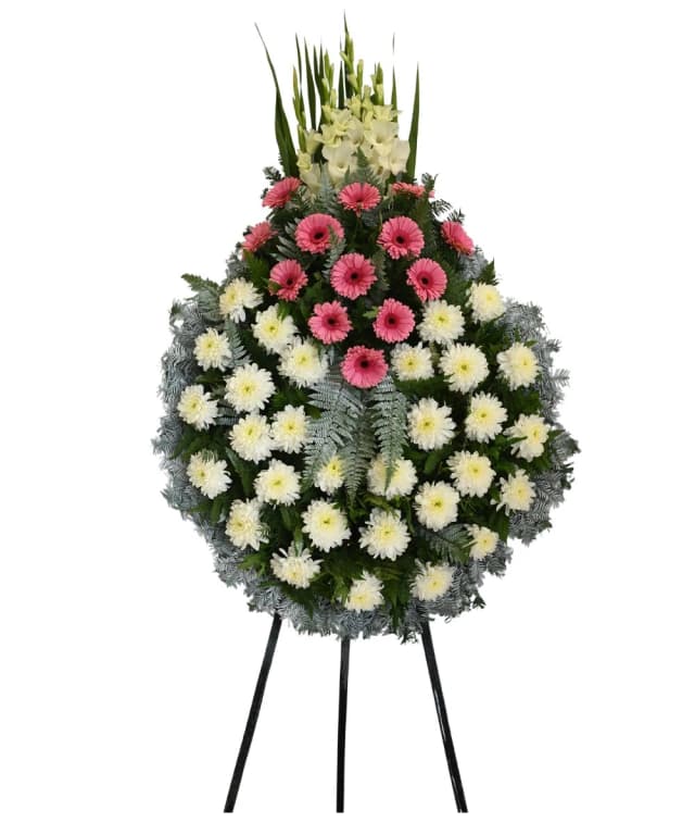 Graceful funeral wreath 57