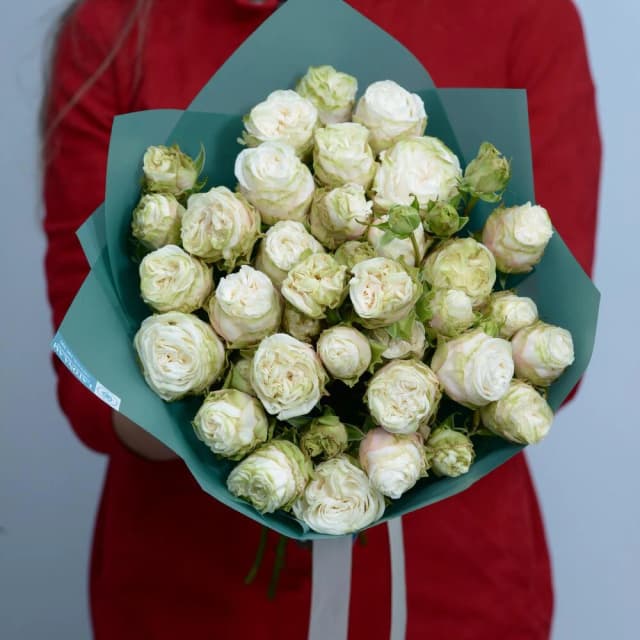 Bouquet "Givenchy" with Peony Spray Roses